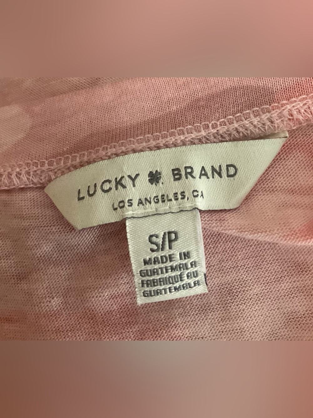 Lucky Brand Women's Pink Camo Camouflage Lightweight Sleeveless Tank Top S NWT - Picture 10 of 12